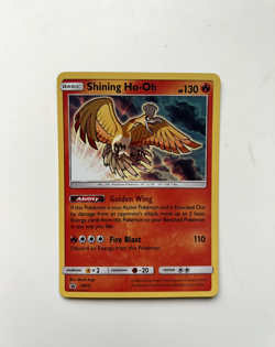 2017 Pokemon TCG Shining Legends Black Star Promo Card #SM70 Shining Ho-Oh Holo - Image 1