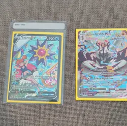Pokemon TCG Starmie V & Urshifu VMAX Holo Rapid Strike Card Lot - Image 1