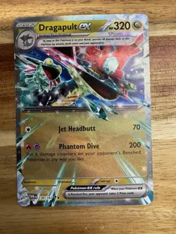 Pokemon TCG Dragapult EX Holo Card 130/167SV06: Twilight Masquerade - Image 1