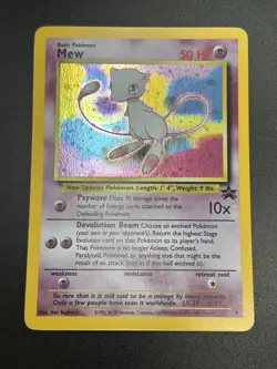 MEW Pokemon Card - WOTC Promo - Black Star - #9 - HOLO - NM (A) - Image 4
