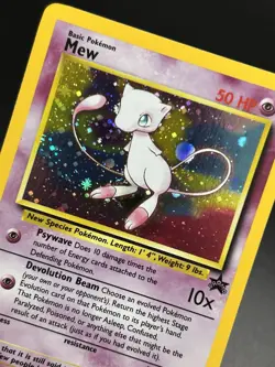 MEW Pokemon Card - WOTC Promo - Black Star - #9 - HOLO - NM (A) - Image 5