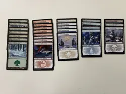 Snow Covered Basic Land Lot of 79 Cards from Various Sets Full Art FOIL Ice Age - Image 2