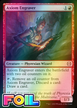 x1 Axiom Engraver ONE MTG 120/271 FOIL COMMON M/NM 1x - Image 1