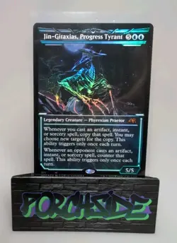 1x Jin-Gitaxias, Progress Tyrant - Foil - Showcase NM-Mint, English Kamigawa: Ne - Image 1
