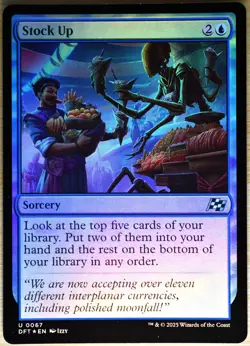 Stock Up - Aetherdrift, Uncommon #0067, FOIL Near Mint - Image 1