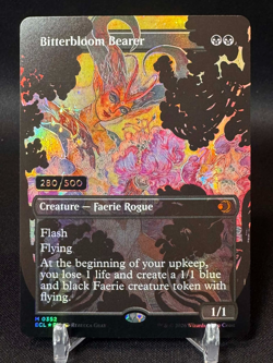 🌈 Bitterbloom Bearer - Serialized Foil #280/500 - Rebecca Guay- Lorwyn Eclipsed - Image 1