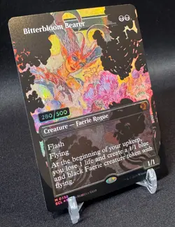 🌈 Bitterbloom Bearer - Serialized Foil #280/500 - Rebecca Guay- Lorwyn Eclipsed - Image 2