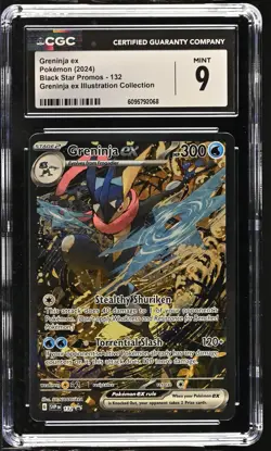 Greninja EX 132 Illustration Collection Pokemon CGC 9 Mint *068 - Image 1