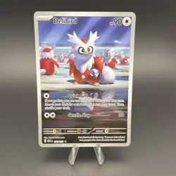 Pokemon TCG Delibird 152/132 ME01: Mega Evolution Illustration Rare NM - Image 1
