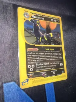 Pokemon TCG 2002 Umbreon Aquapolis 41/147 Non Holo Rare Card regular E-reader - Image 3