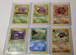 Pokemon 1st Edition Fossil Almost Complete Uncommon&Common Cards 30Out Of32 MINT - Image 5