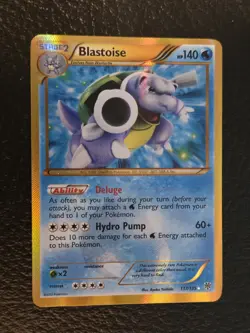 Pokemon TCG Blastoise Secret Rare Card 137/135 Plasma Storm Near Mint Raw NM - Image 1