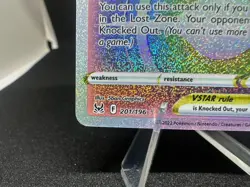 2022 Pokemon Lost Origin Giratina VSTAR 201/196 Secret Holo NM/Mint - Image 4