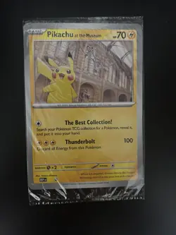 Pikachu At The Museum Pokemon x Natural History Museum Jumbo Promo 🌟| INHAND - Image 1
