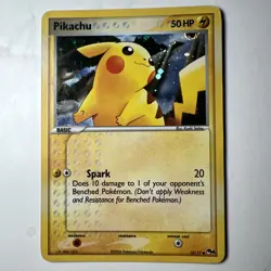 Pokemon Pikachu TCG Pop Series 4 Promo Holo Card 13/17 LP / MP - Image 1