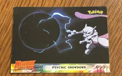 Psychic Showdown #33 Pokemon 1999 Topps Movie LP - Image 1