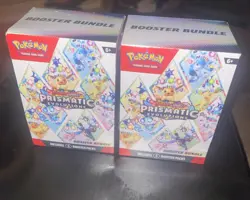 Pokemon Prismatic Evolutions Booster Bundle 6 Packs, X2 Bundles, Sealed - Image 1