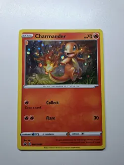 Pokemon - Charmander - SWSH092 - Black Star Promo - Holo - NM - Image 3