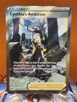 Pokemon Cynthia’s Ambition GG60/GG70 Full Art - Crown Zenith - NM 1296 - Image 1