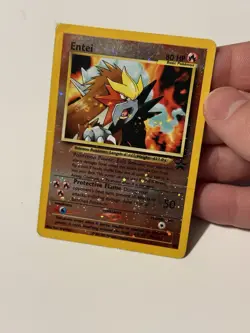 Pokemon TCG Entei Wizards Black Star Promos 34 Holo Promo Promo - See Photos - Image 3