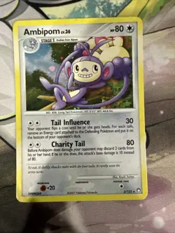 LP/MP | Ambipom LV. 36 3/123 - Mysterious Treasures Holo | Pokemon TCG - Image 1