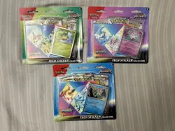 Pokemon TCG Prismatic Evolutions Tech Sticker Collection Set Lot Of 3 Sealed New - Image 1