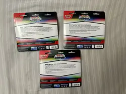 Pokemon TCG Prismatic Evolutions Tech Sticker Collection Set Lot Of 3 Sealed New - Image 2