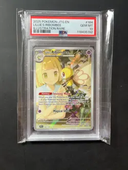 Pokemon Gem Mint 164/159 PSA 10 Lillies Ribombee Journey Together Lilly - Image 1