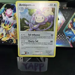Ambipom Mysterious Treasures 3 70/123 Pokemon TCG Holo LP - Image 1