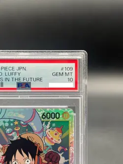 PSA 10 Monkey D. Luffy OP07-109 500 Years In The Future ONE PIECE Card Japanese - Image 3