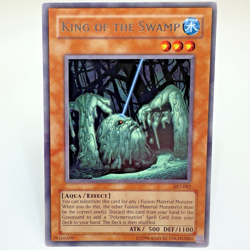 Yugioh King of the Swamp AST-082 Unlimited Silver Foil Rare - NM - Image 1