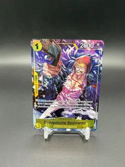 Donquixote Rosinante OP12-108 One Piece Illustration Box 6 Promo - Image 1