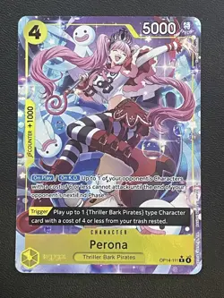 Perona OP14-111 The Azure Sea's Seven One Piece Card - Image 1
