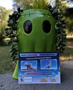 Pokemon Scarlet/Violet serial code card Shiny Miraidon or Koraidon GameStop - Image 1