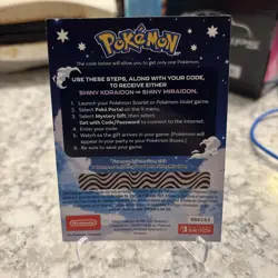 Pokemon-Gamestop Shiny Miraidon/Koraidon Code Unused Physical PROMO Card - Image 2