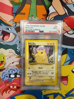 PSA 9 Pikachu 58/102 Pokemon Base Set 1999 Non Holo Graded Card - Image 1
