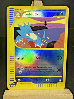 Pokemon Golduck 50b/147 Reverse Holo 2003 Aquapolis E Reader Series LP - Image 1