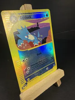 Pokemon Golduck 50b/147 Reverse Holo 2003 Aquapolis E Reader Series LP - Image 3