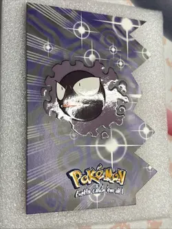 Topps Pokemon Card TV Animation Edition Series 2 Die Cut Gastly #EVO4 SCARCE! - Image 2