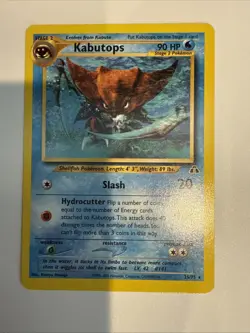 Pokemon Kabutops Neo Discovery Non-Holo Rare Card 25/75 - Image 1