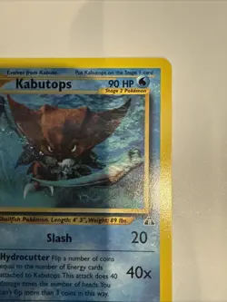 Pokemon Kabutops Neo Discovery Non-Holo Rare Card 25/75 - Image 5