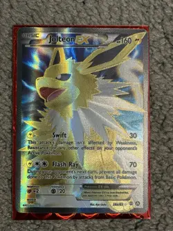 Pokemon Card TCG Jolteon EX 28a/83 Generations Ultra Rare Holo Full Art - Image 1