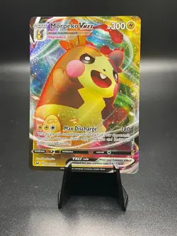 Pokemon TCG 2020 Morpeko VMAX Sword&Shield Ultra Rare Card 080/202 Near Mint - Image 1
