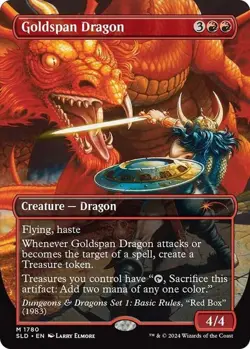 Goldspan Dragon - Secret Lair Drop Series (SLD) (Non-Foil) (Near Mint) - Image 1