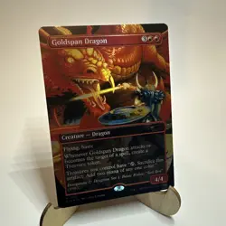Goldspan Dragon (Rainbow Foil) Secret Lair Drop Foil - Image 1