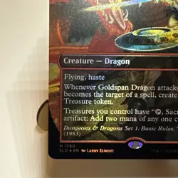 Goldspan Dragon (Rainbow Foil) Secret Lair Drop Foil - Image 4