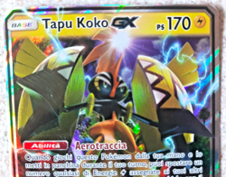 Pokemon - Tapu Koko GX Sun & Moon Black Star Promo SM33 Full Art Holo ITA 2016 - Image 3