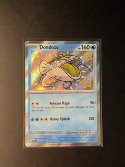 Dondozo 126/091 Holo Shiny Rare Pokemon Scarlet & Violet: Paldean Fates - Image 1