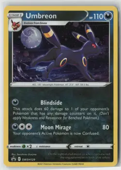 Umbreon - Promo SWSH: Sword & Shield Promo Cards SWSH129 NM - Image 1