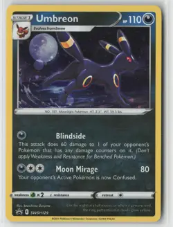 Umbreon - Promo SWSH: Sword & Shield Promo Cards SWSH129 NM - Image 1